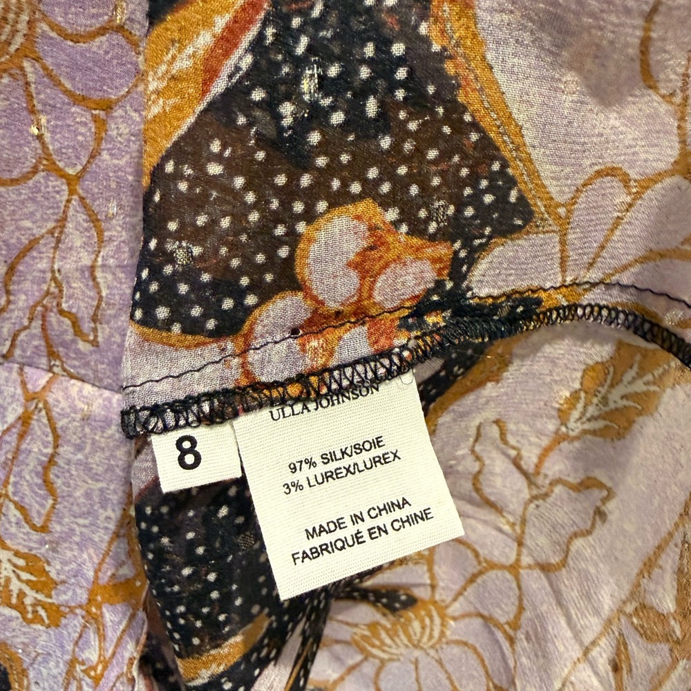 Ulla Johnson Floral Print Women's Top - Picture 3 of 4